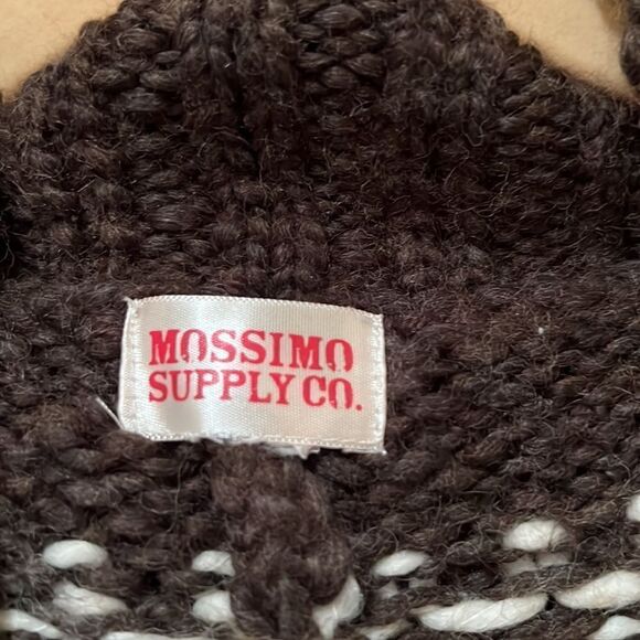 Vintage Mossimo Supply Company Wool Blend Open Front Long Sweater Vest Size L - Picture 7 of 8